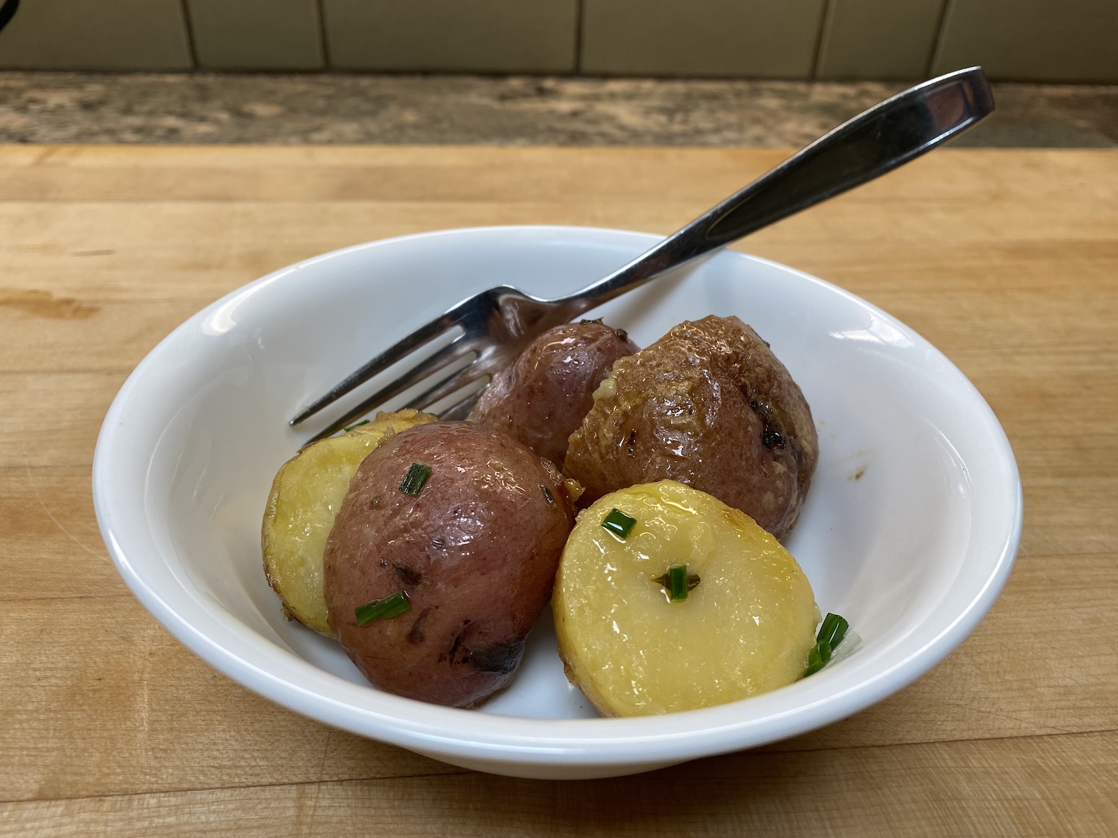 Braised New Potatoes